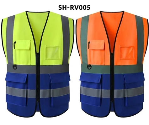 Связанная жилета безопасности конструкции ткани одежда Reflectiv куртки видимости изготовленного на заказ высокая