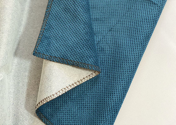 ткань драпирования 280cm Eco дружелюбная, голубые 100 повторно использованная ткань полиэстера
