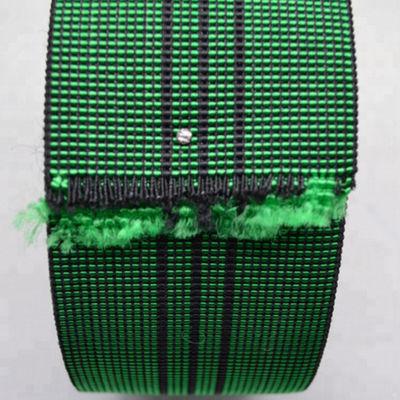 пояс Webbing софы зеленого цвета Webbing драпирования 7cm эластичный