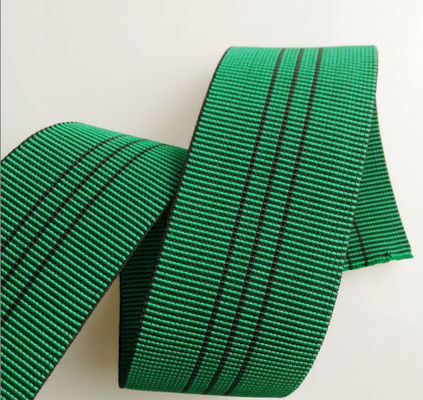 Webbing PP зеленого драпирования эластичный Webbing полипропилена 2 дюймов