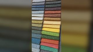 Ткань для дивана из синели в жаккардовом стиле